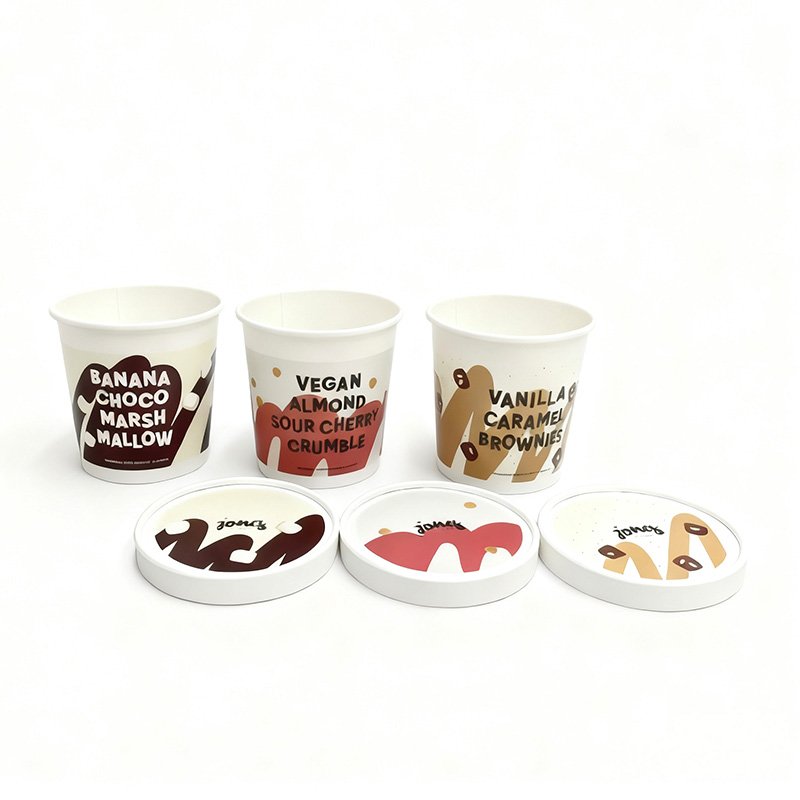 Disposable Ice Cream Cups With Lids
