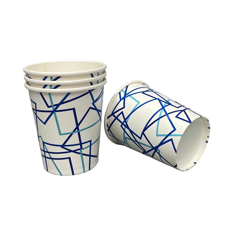 7oz Disposable Coffee Paper Cups With Handle