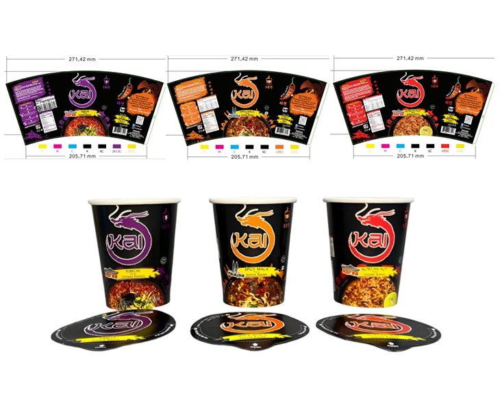 4-Customization Available for noodle paper cups
