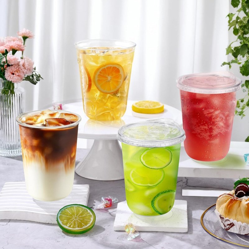 16oz Printing Plastic Cups For Milk Tea