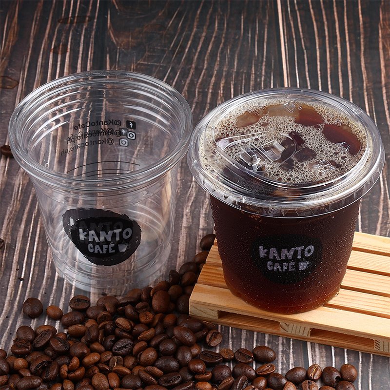 8oz Compostable PLA Cups For Iced Coffee