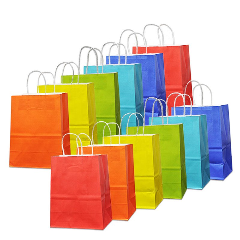 Colored Paper Bag for Gift