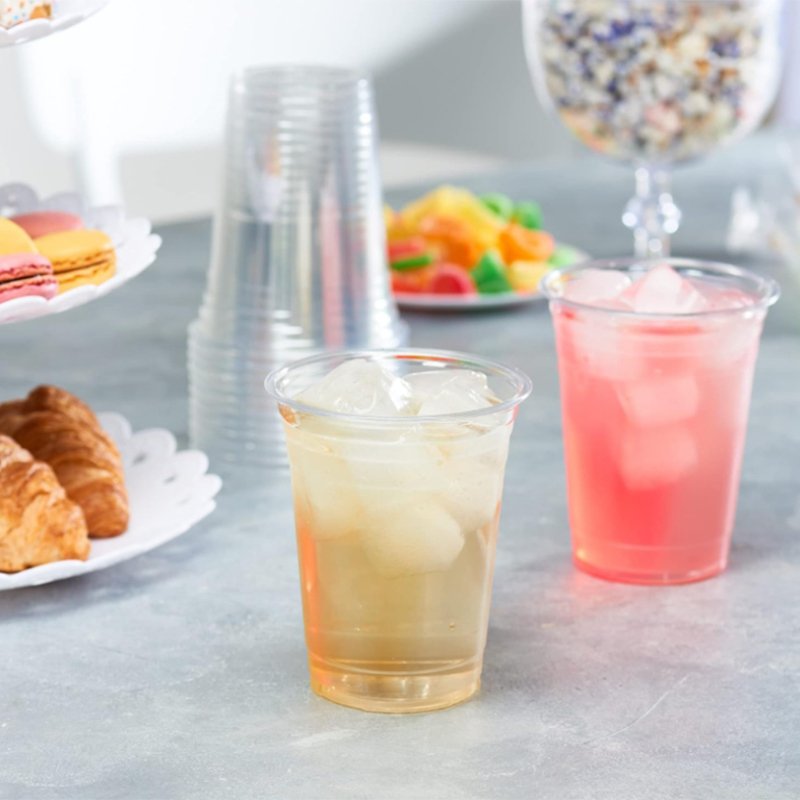 Disposable Clear PET Plastic Cups