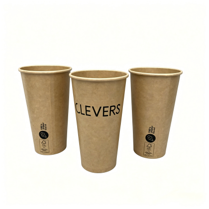 Disposable Kraft Paper Cups With Printing