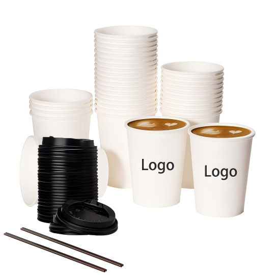 White paper cup