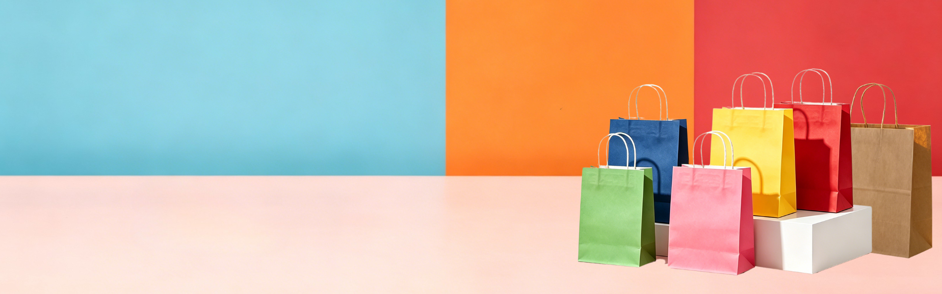 Custom Printed Paper Bags With Handles Factory