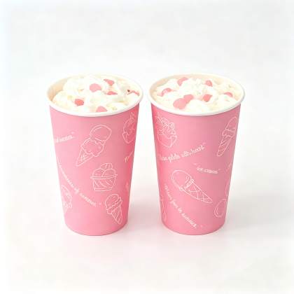 Iced Drink Paper Tea Cups