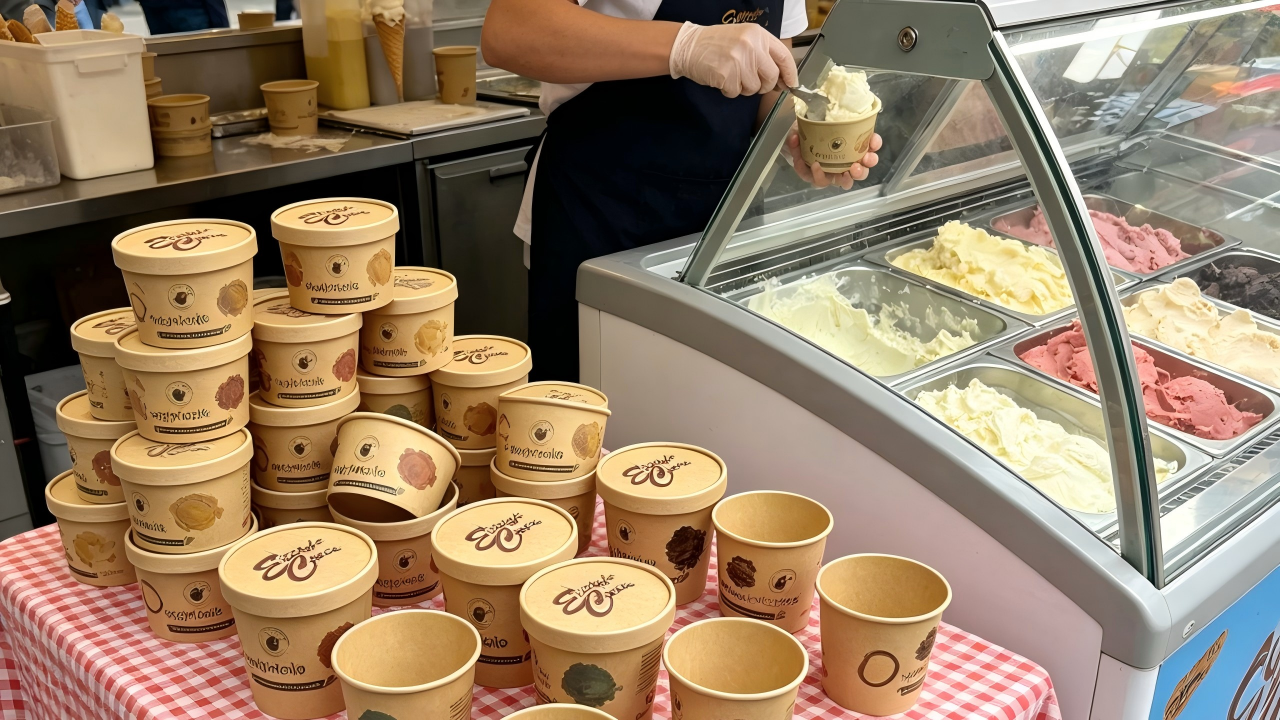 Kraft Ice Cream Cup Design