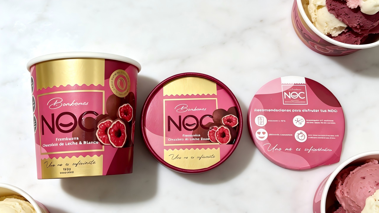 Luxury Ice Cream Cup Design