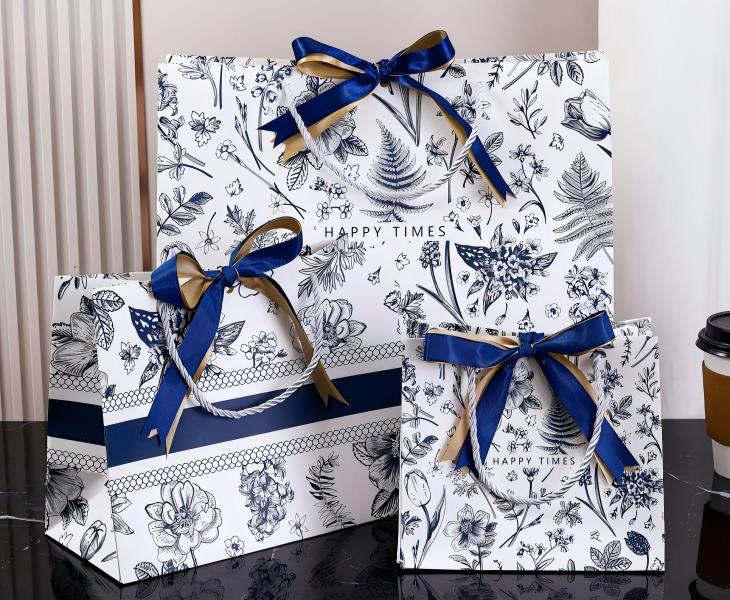 Mixed Handle Designs For Branded Gift Bags