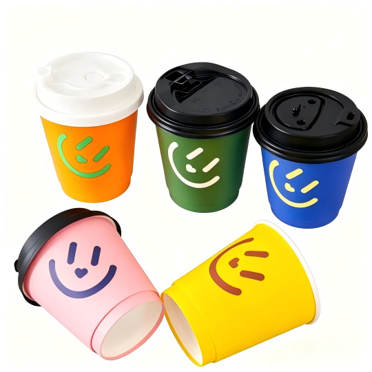 Custom paper cup design available