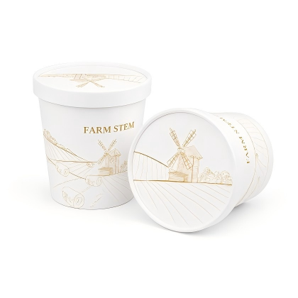 Disposable Soup Cups With Eco-friendly Paper Lids