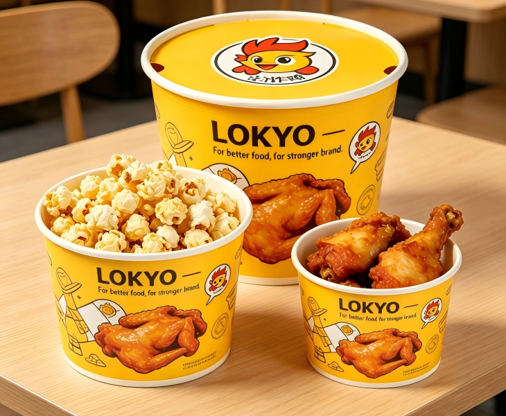 Paper Lid Design For Popcorn Containers