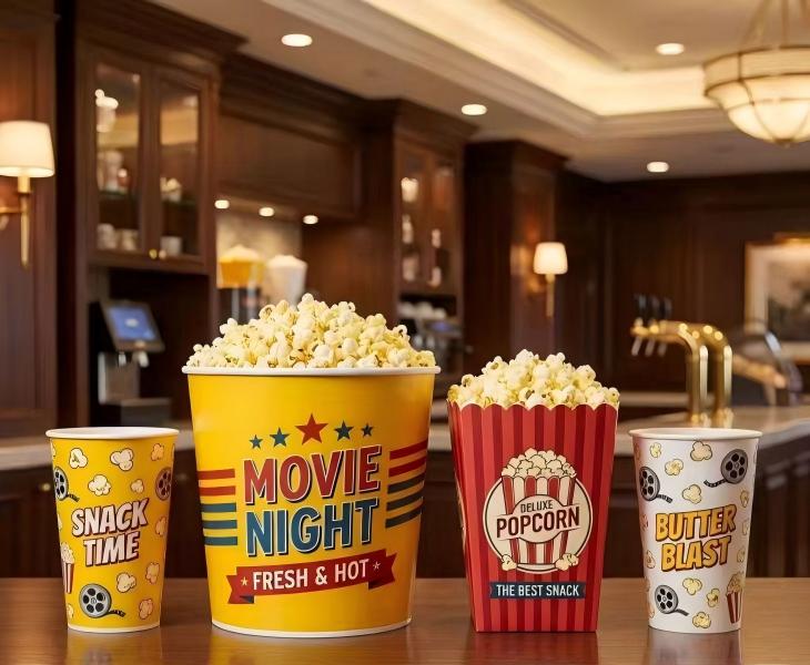 Popcorn Containers in Multiple Shapes