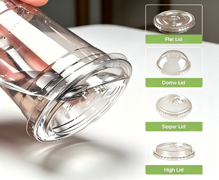 Tight-Fit Lids For Disposable Plastic Cups