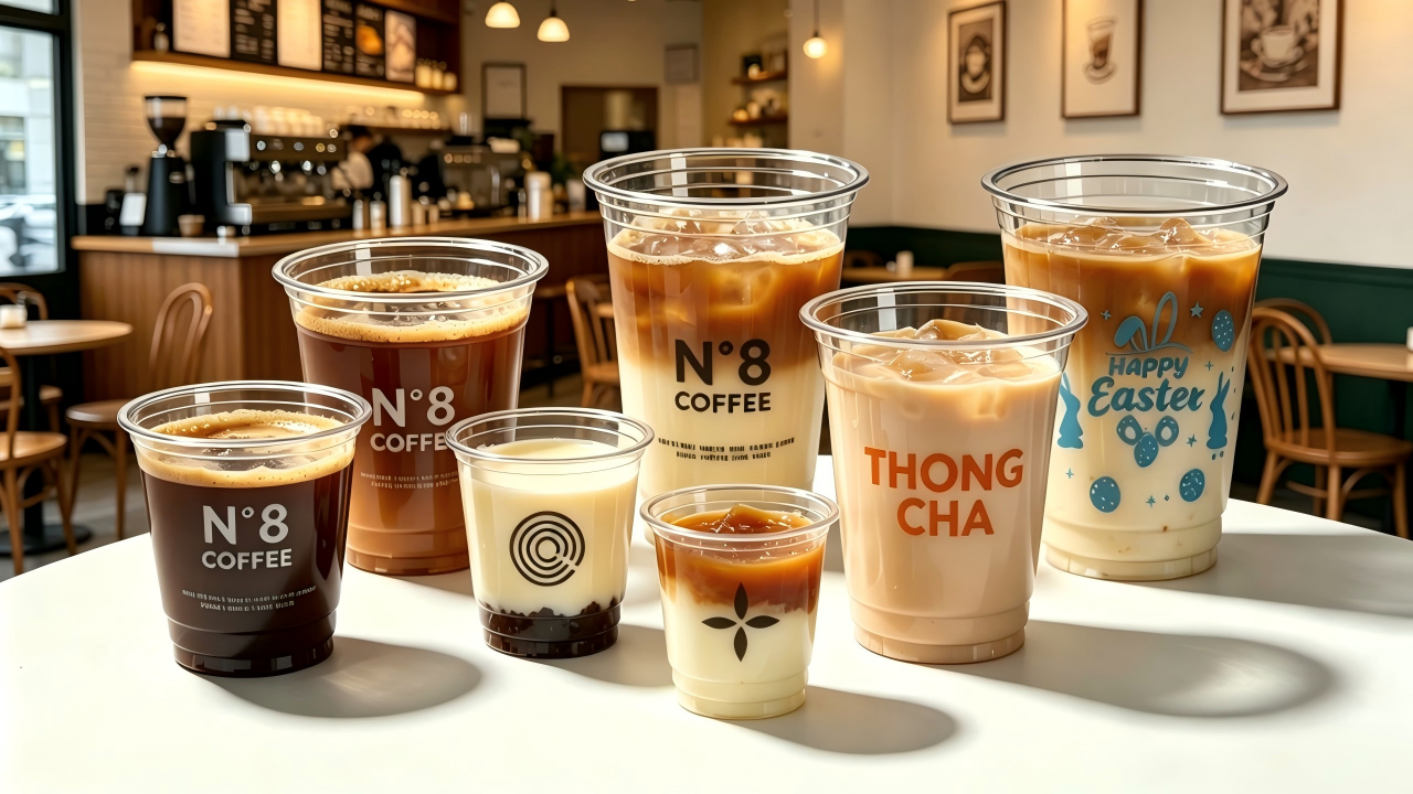 plastic coffee cups