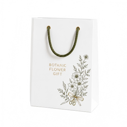 Premium Finished White Paper Bags