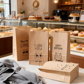 Sos Paper Lunch Bags For Takeaway